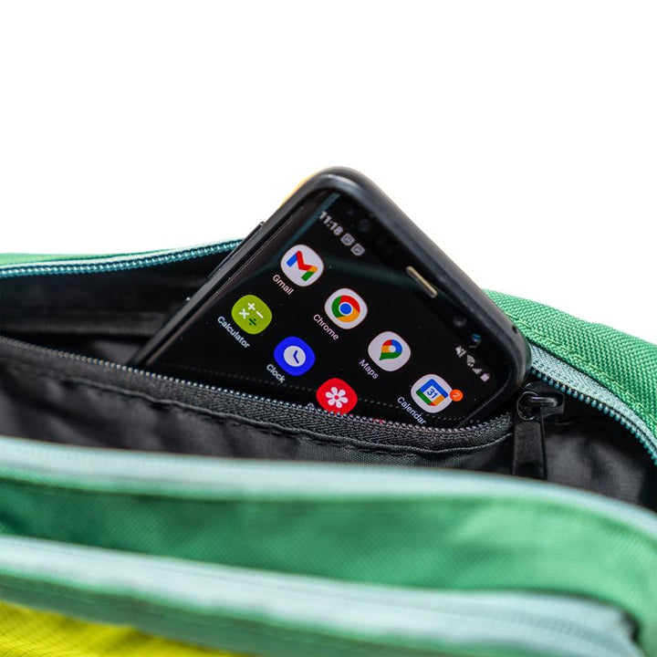 sku:14037787 Trekker Waist Pack Pocket Detail #color_lime-green-meadow-green
