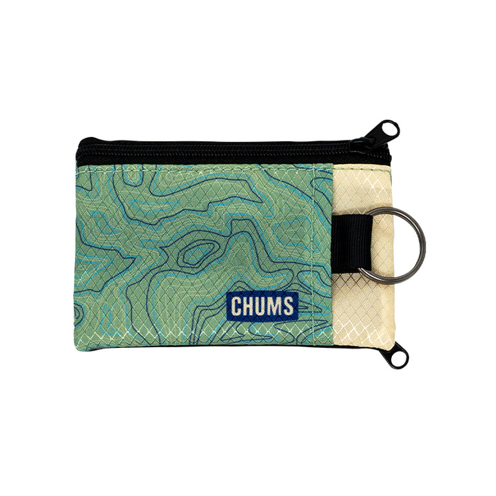 sku:18403467 Surfshorts LTD Wallet Green Topo Front #colors_green-topo