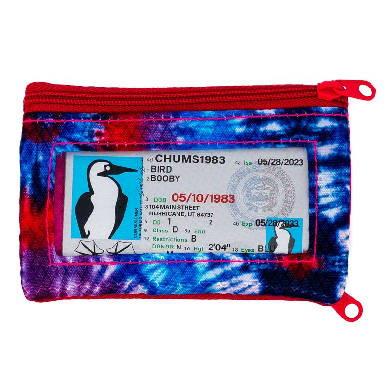 sku:18403707 Surfshorts Wallet Red/Blue Swirl Tie-Dye Back #colors_usa-tie-dye