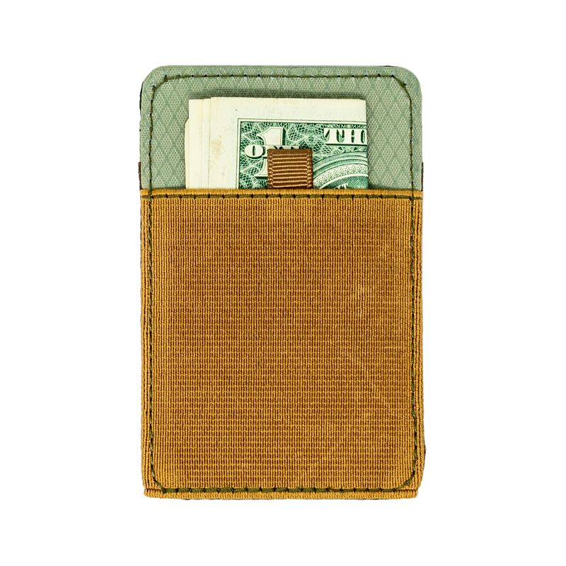 #18810996 Daily Wallet Brown/Olive-Tan Back Cash