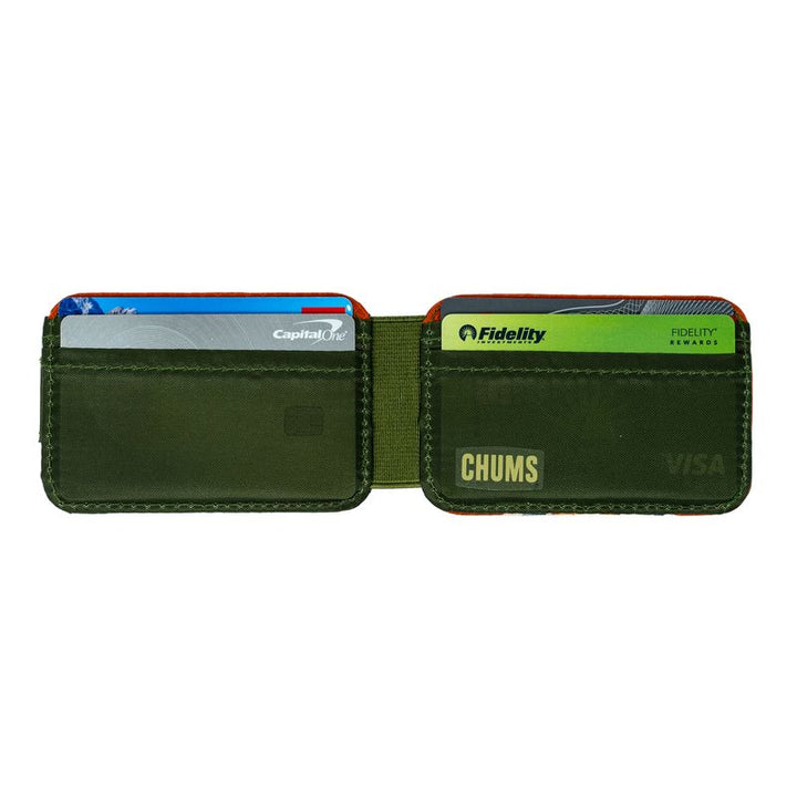 sku:188111028 Bandit Bi-Fold Wallet Tree Waves - Open #color_tree-waves