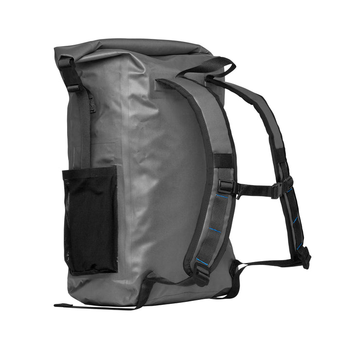 sku:54312 Downriver Rolltop Backpack Grey/Blue Back #color_grey-blue