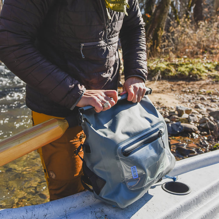 Rolltop Sling in use