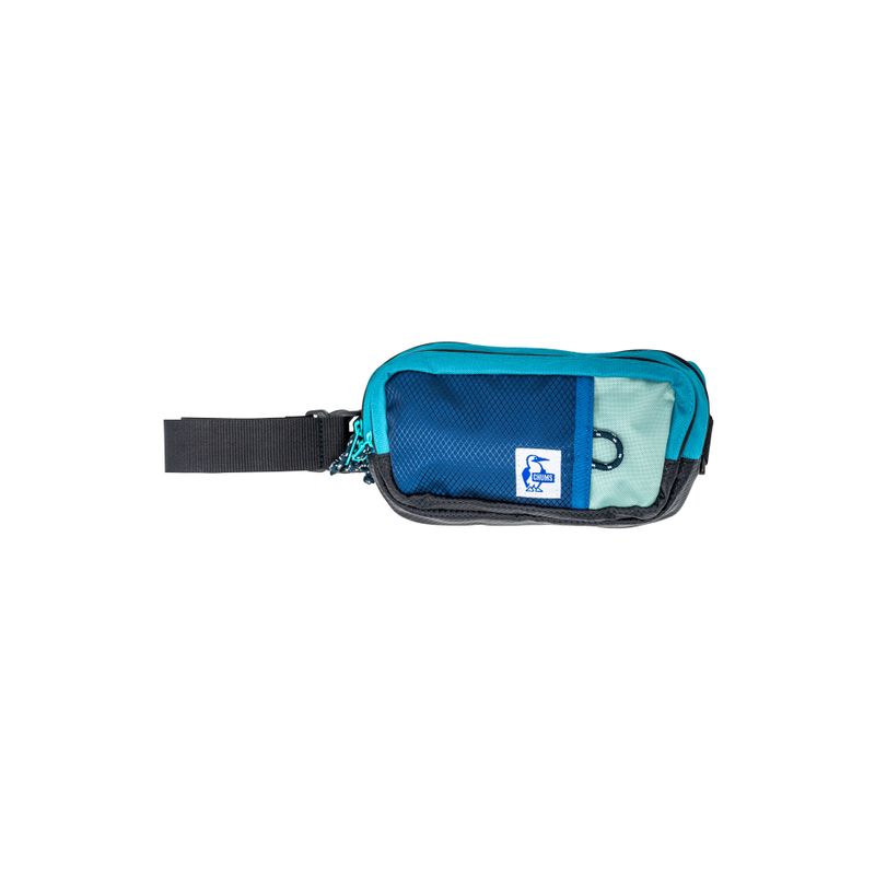 sku:14037114 Trekker Waist Pack Teal Front #color_teal