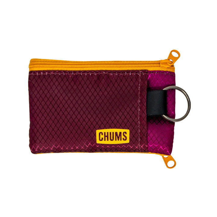 sku:18401483 Surfshorts Wallet Wine Berry Front #color_wine-berry