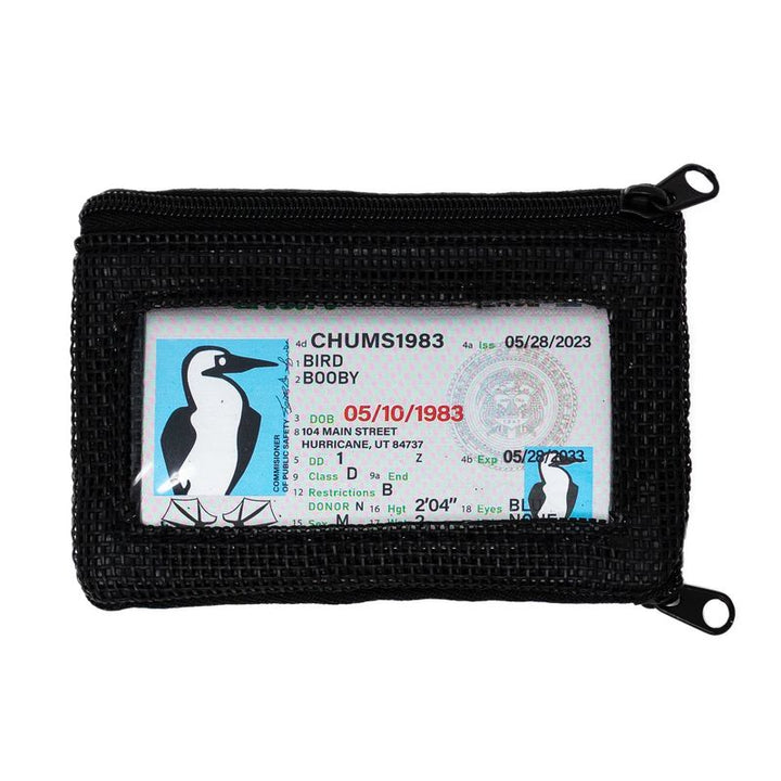 sku:18406100 Surfshorts Flow Wallet - Black Back of Wallet #color_black