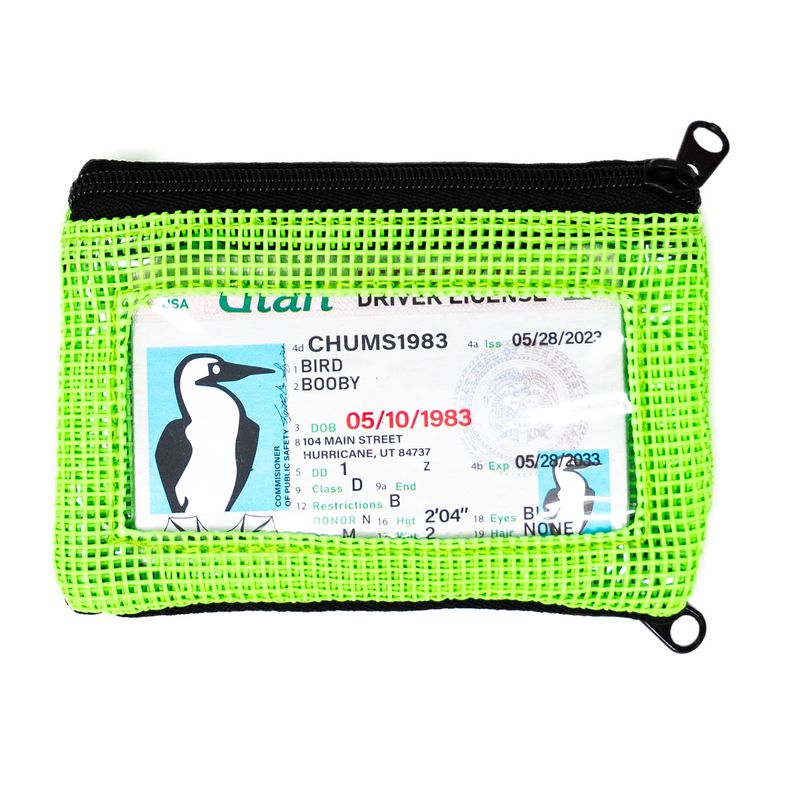 sku:18406611 Surfshorts Flow Wallet - Green Back of Wallet #color_ev-green