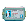 sku:18808114 Bandit Bi-Fold Wallet Teal Back With Card #color_teal