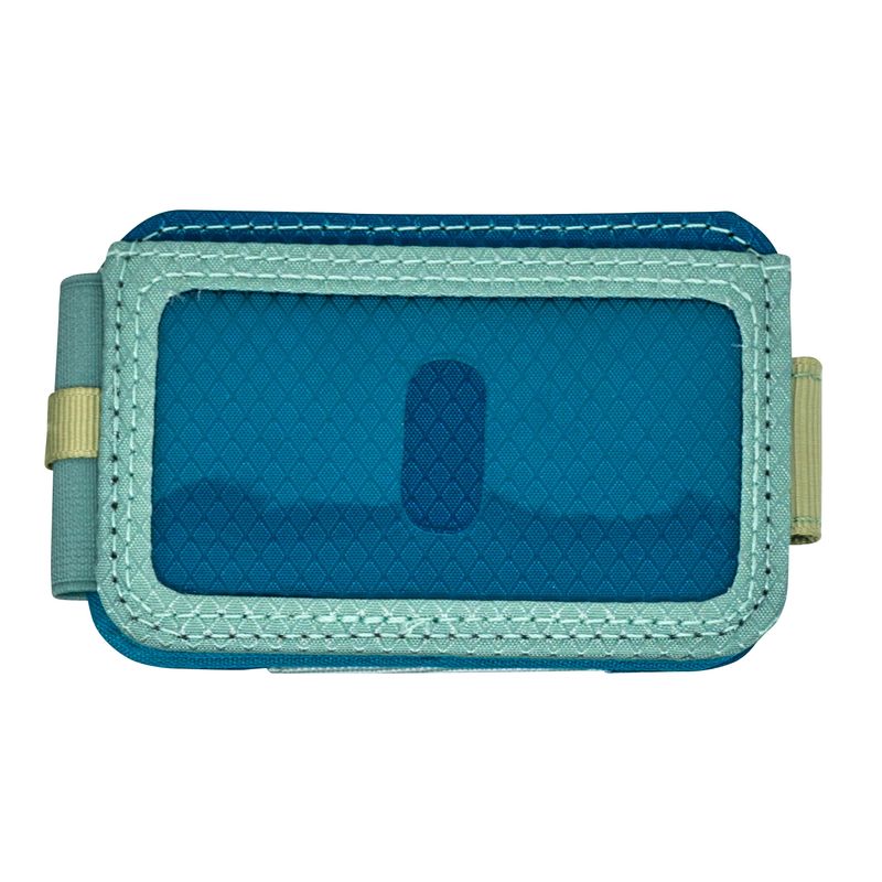 sku:18808114 Bandit Bi-Fold Wallet Teal Back No Card #color_teal