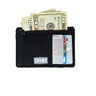 sku:18813100 Bandit Zip Wallet - Black Stuffed Front #color_black