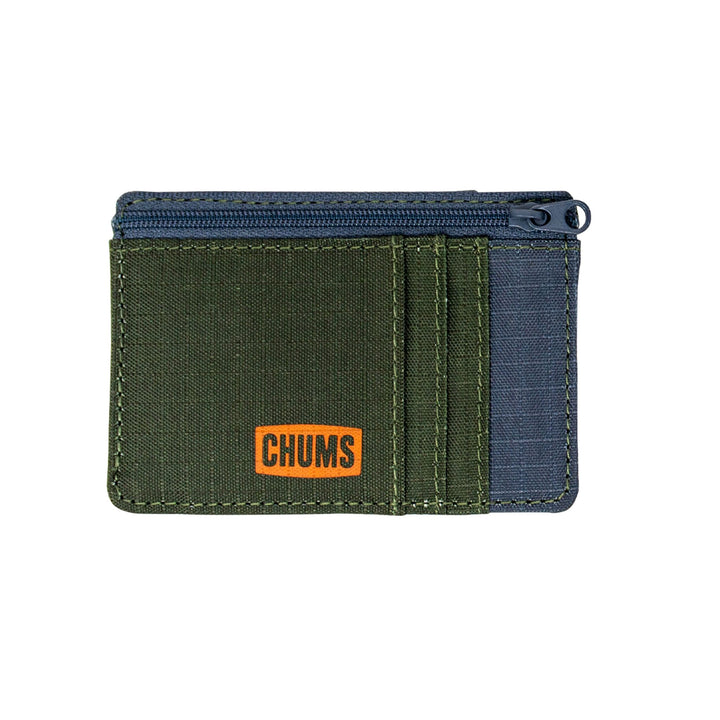 sku:18813122 Bandit Zip Wallet Olive Front #color_olive