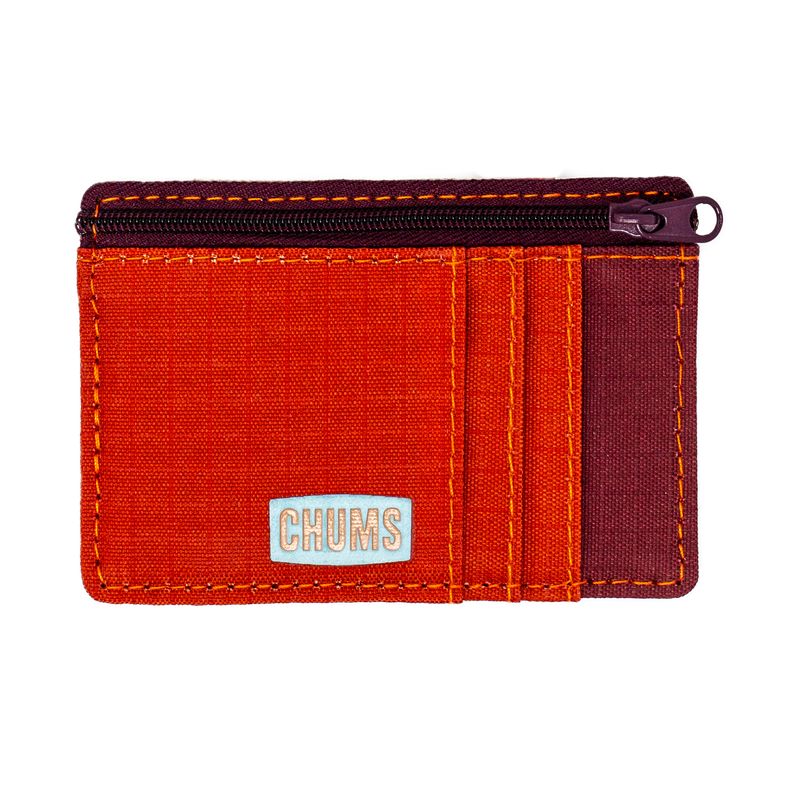 #18813376 Bandit Zip Wallet - Rust Burgundy Tan Front