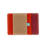 sku:18813376 Bandit Zip Wallet - Rust Burgundy Tan Back #color_rust-burgundy