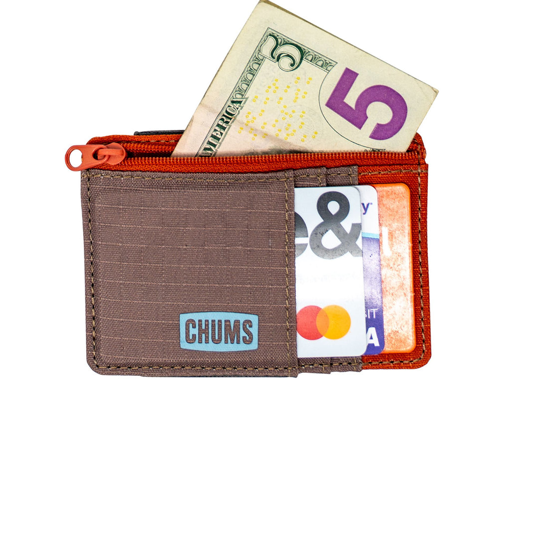 sku:18813487 Bandit Zip Wallet mushroom Front Filled #color_mushroom