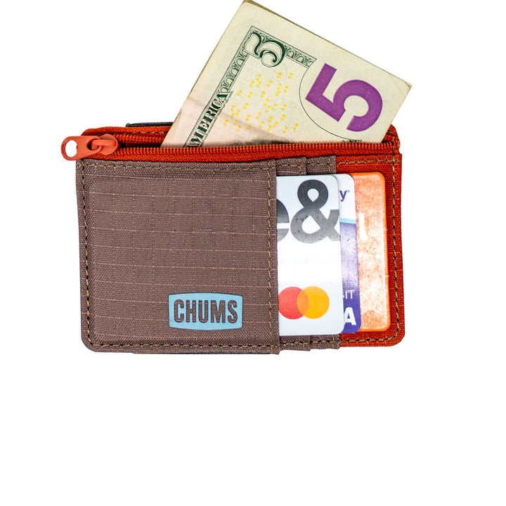 sku:18813487 Bandit Zip Wallet mushroom Front Filled #color_mushroom