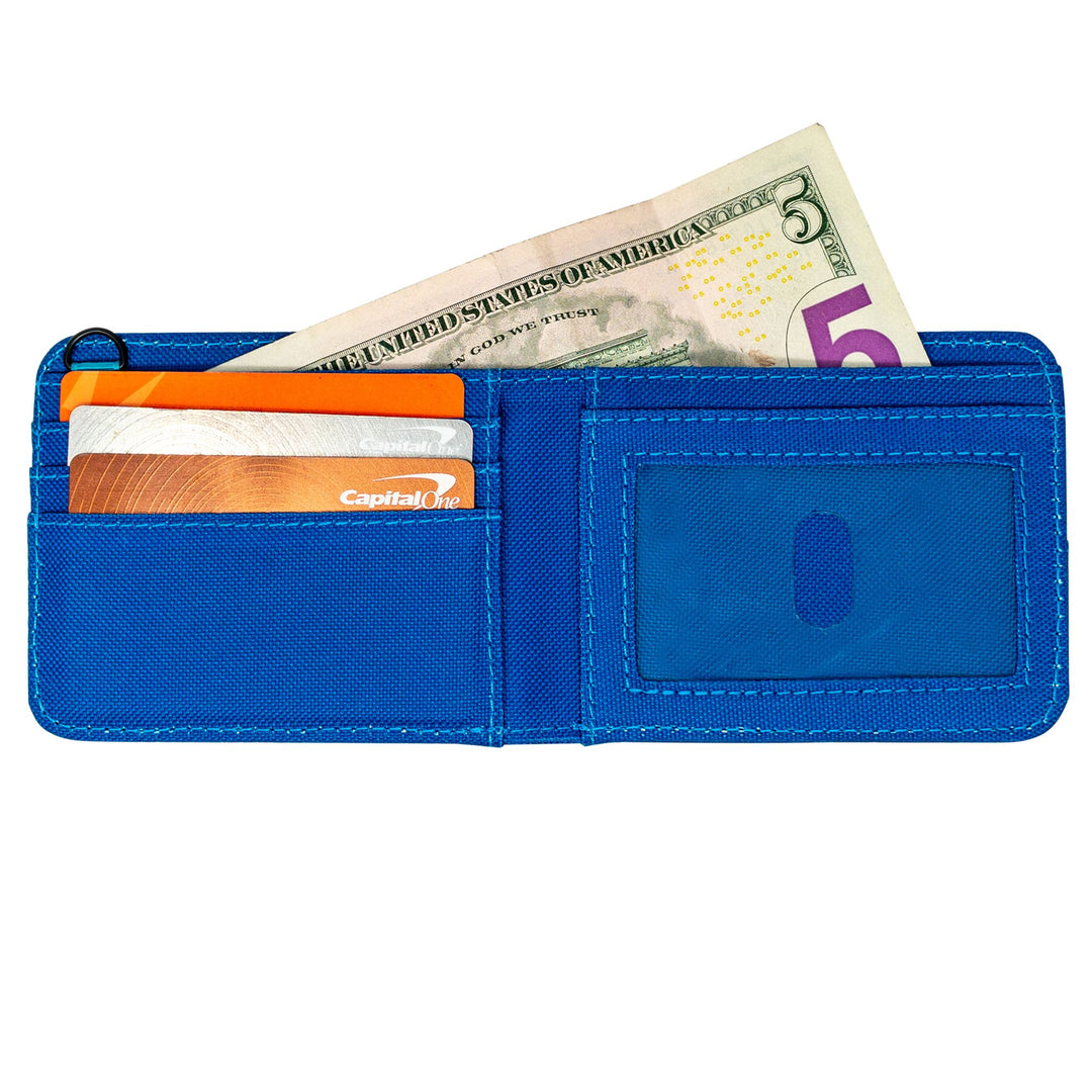 sku:18824114 Bandit Bi Fold Wallet Teal Filled #color_teal