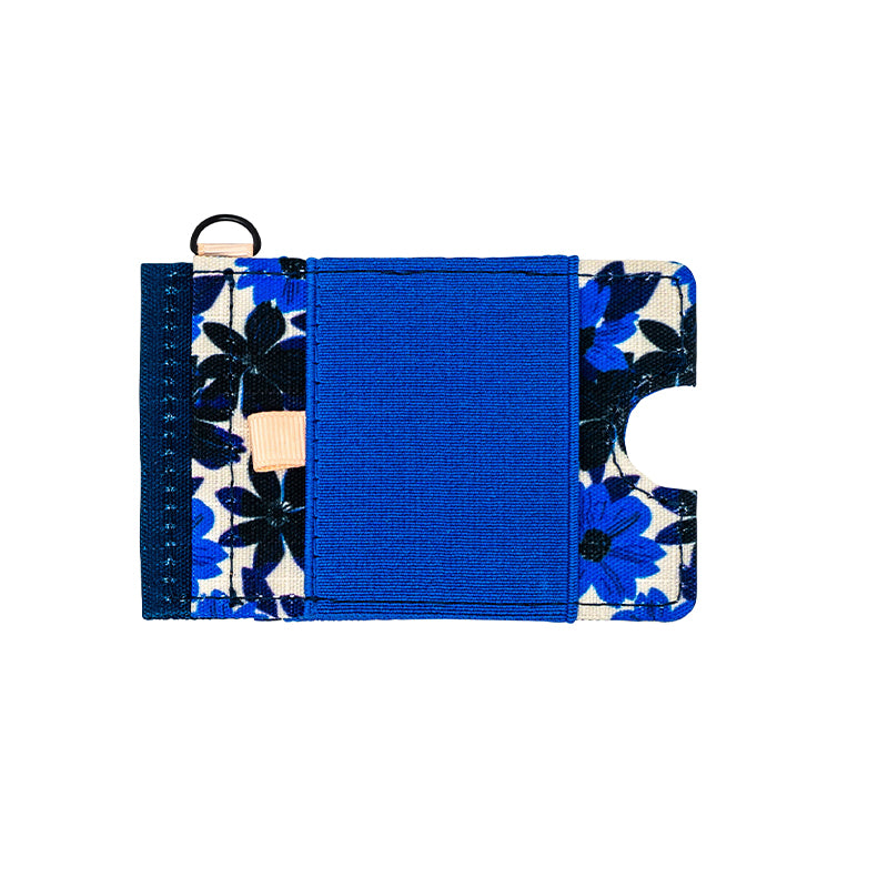 sku:18832386 Bandit Lo-Pro Wallet LTD Blue Floral Back #color_blue-floral