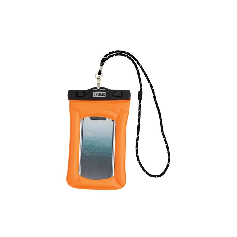 sku:54413617 Floating Phone Protector Orange With Strap #color_orange