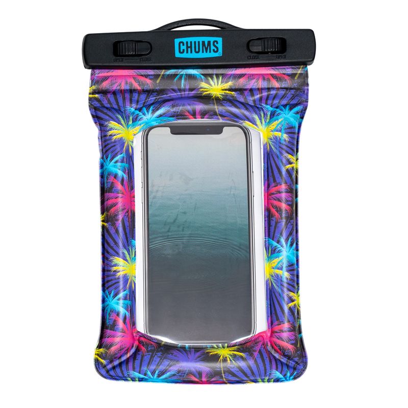 sku:54419381 Floating Phone Protector LTD Neon Palms No Strap #color_neon-palms