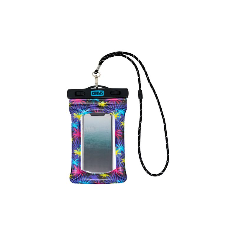 Chums Floating Phone Protector LTD, Neon Palms Chums Floating Phone Protector LTD, Neon Palms
