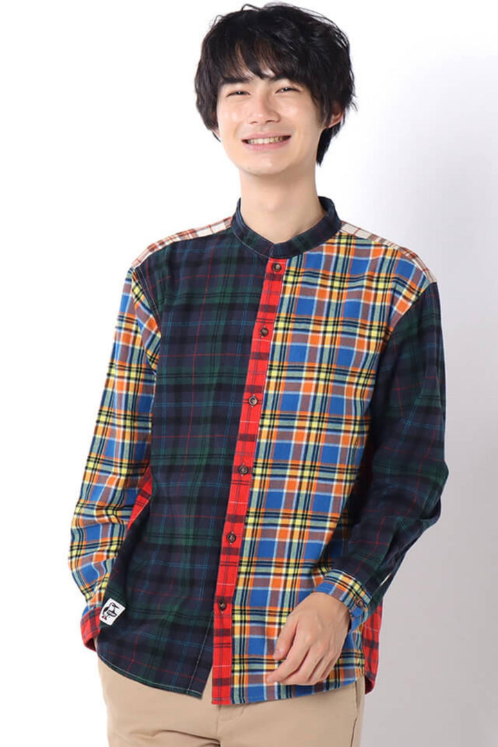 Person wearing the Chums Hurricane Button Down shirt 