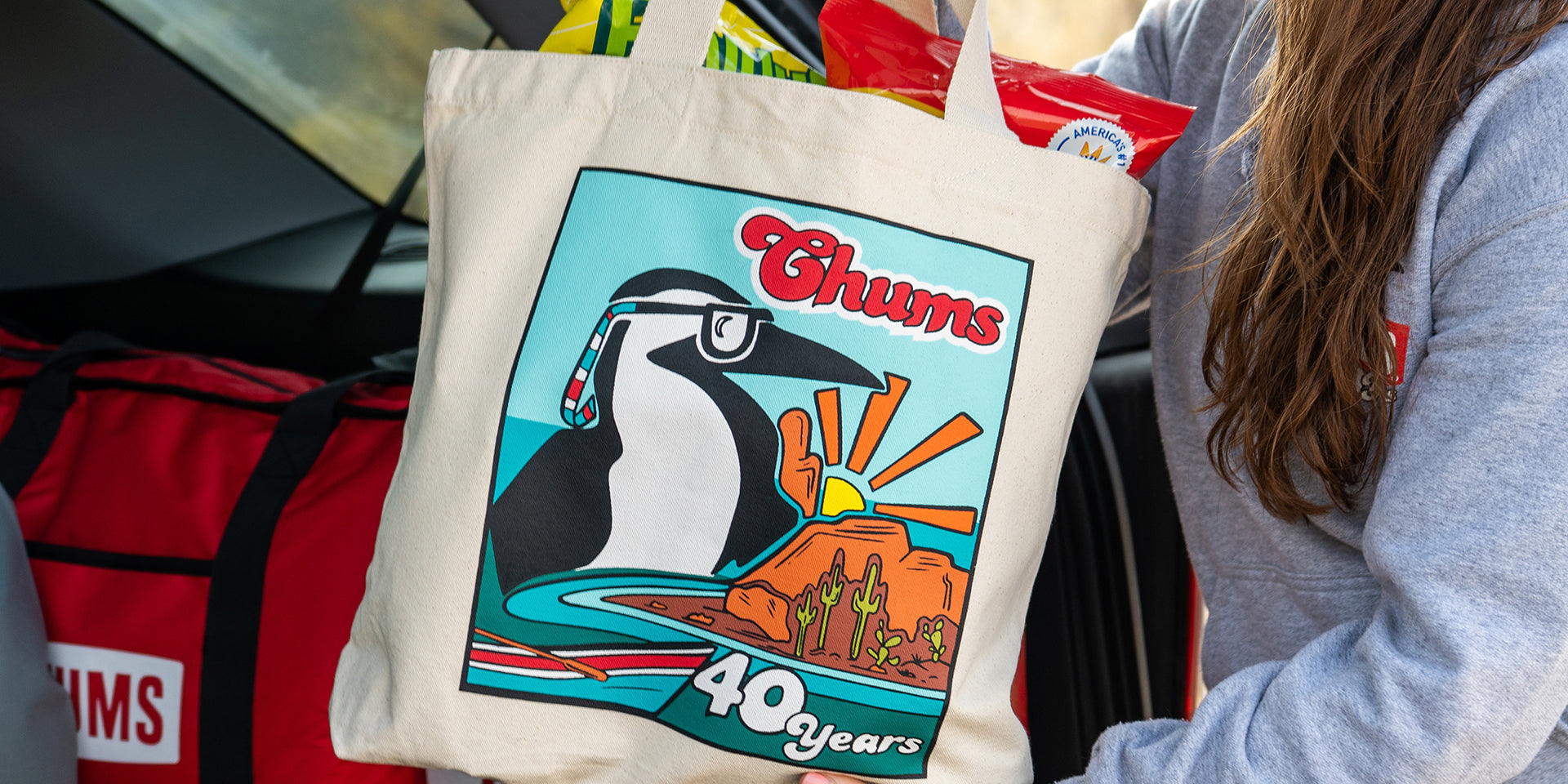 Chums Japan 40th Anniversary Canvas Tote