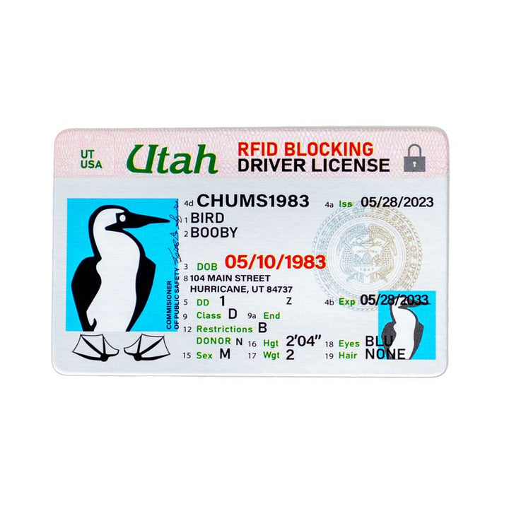 RFID Blocking Card - Included with Every Surfshorts Wallet