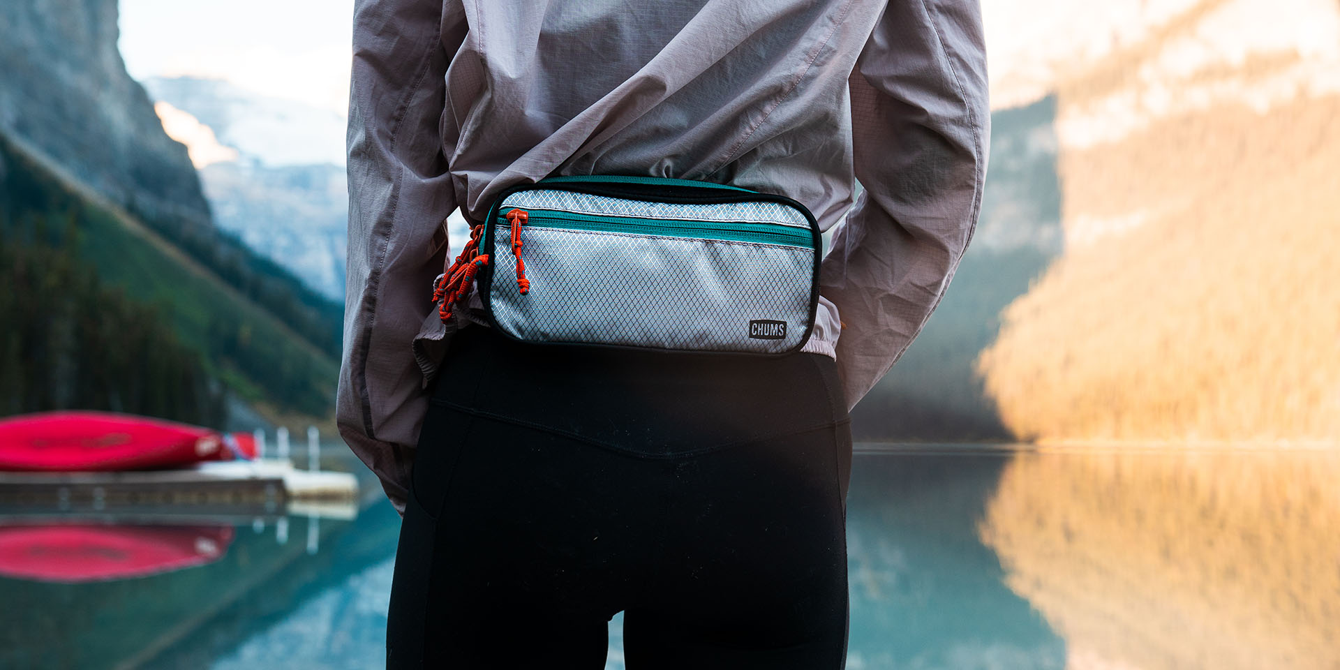 Chums Trail Jam Grey/Orange/Teal