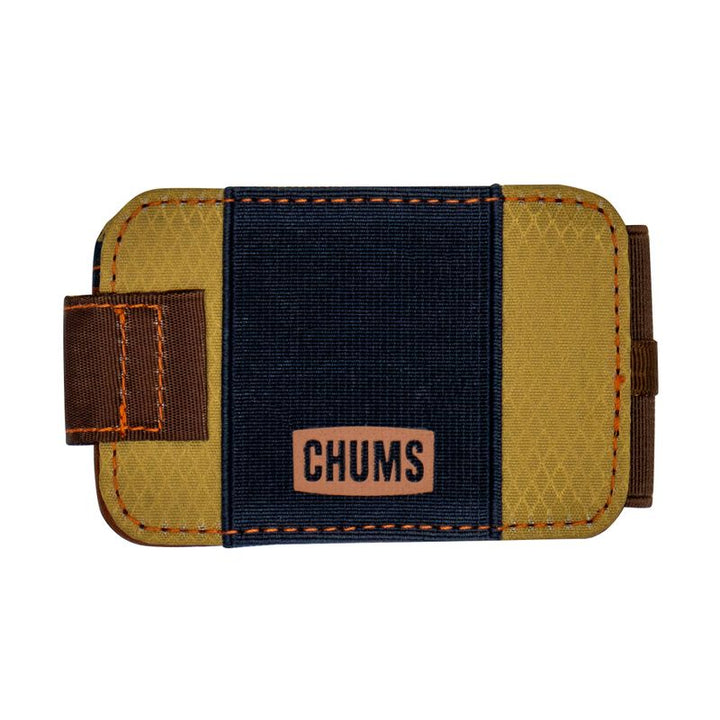 sku:18808899 Bandit Bi-Fold Wallet Orange/Navy Front #color_orange-navy