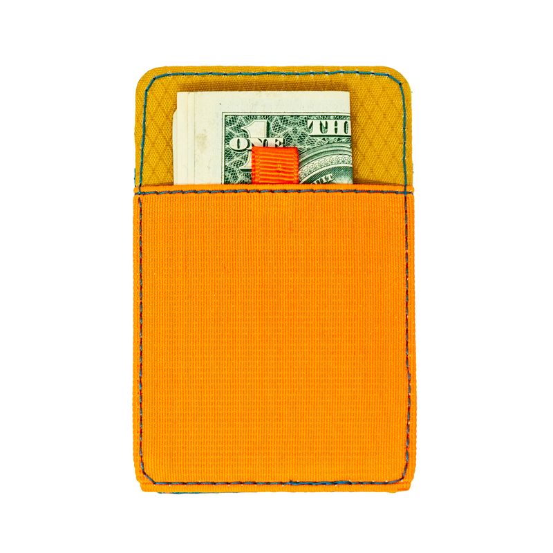 #18810997 Daily Wallet Teal/Orange-Lime Green Back Filled