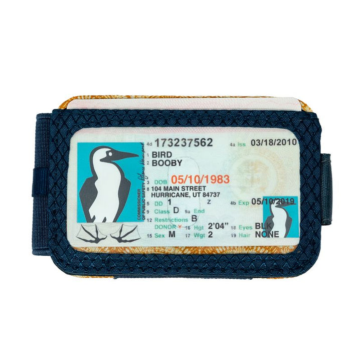 sku:188111026 Bandit Bi-Fold Wallet Retro Fan Navy - Inside Back #color_retro-fan-navy