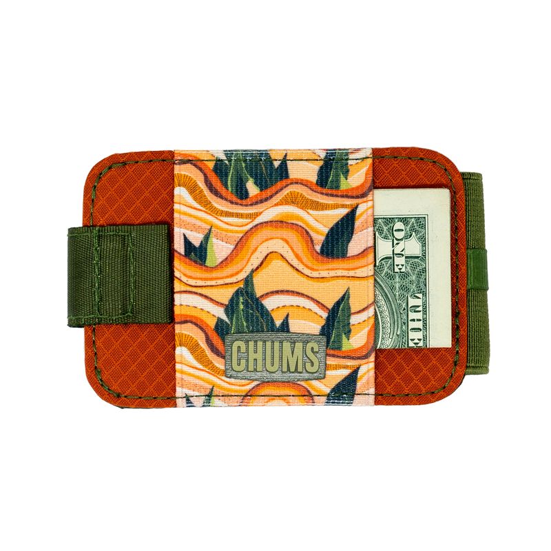 sku:188111028 Bandit Bi-Fold Wallet Tree Waves Back #color_tree-waves