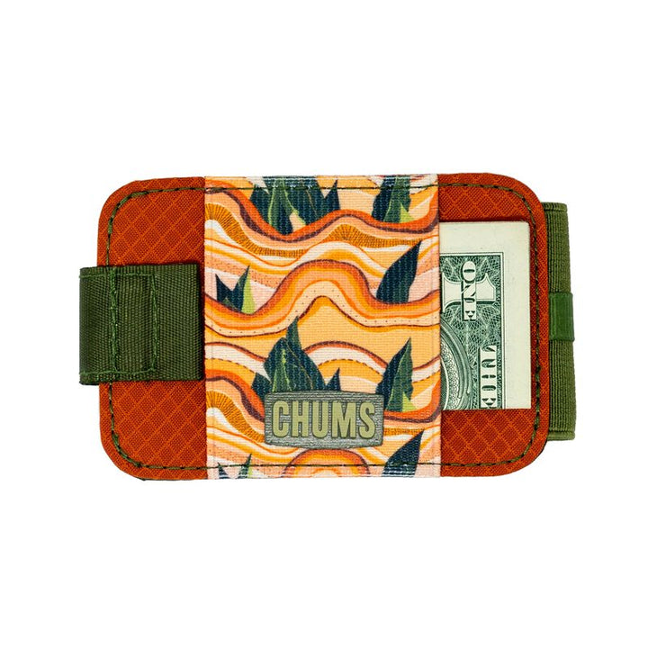 sku:188111028 Bandit Bi-Fold Wallet Tree Waves Back #color_tree-waves