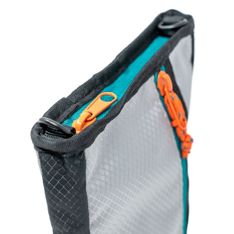 #54268915 Indio Sling - Grey/Orange-Teal Zipper Closure