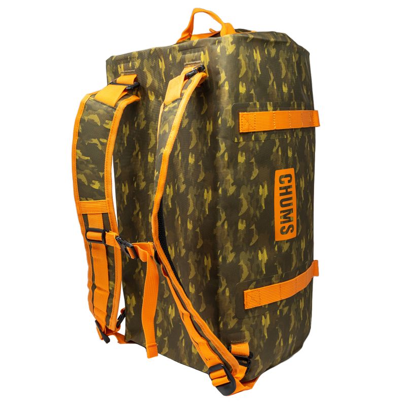 sku:54327406 Storm Rolltop Duffel - Fish Camo Standing #color_ltd-fish-camo