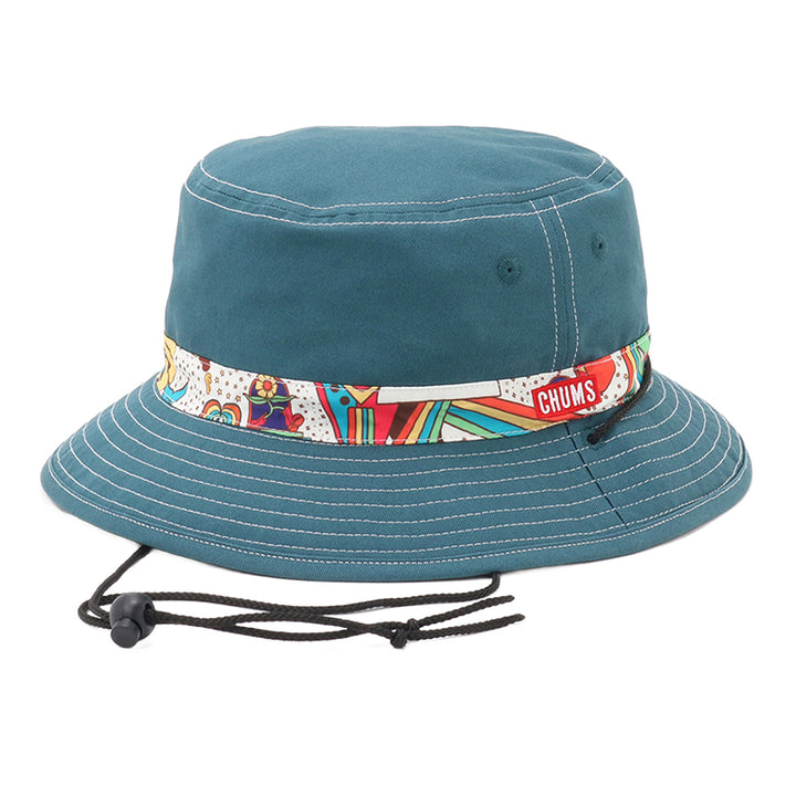 sku:82089226 Reversible Print Hat Rainbow Islands Solid Side #color_rainbow-islands