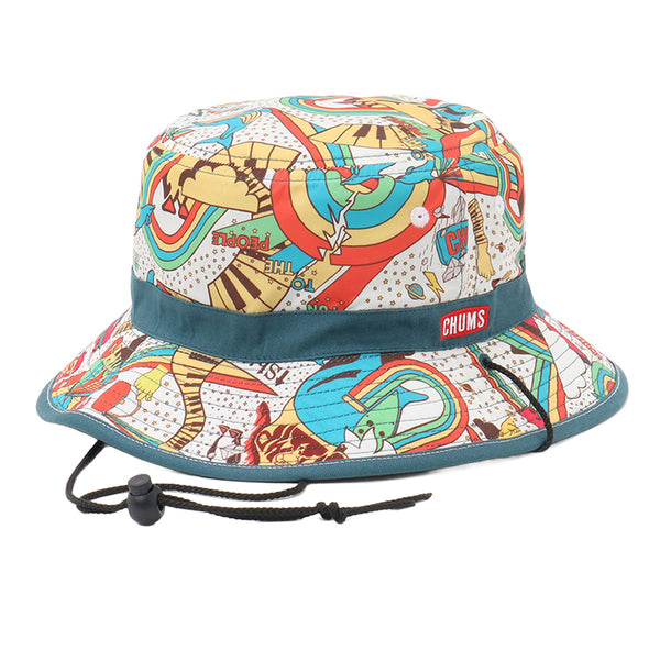 Chums Japan Reversible Print Hat Rainbow Islands