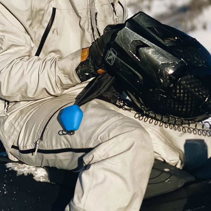 The Pouch XL - attached to gear.